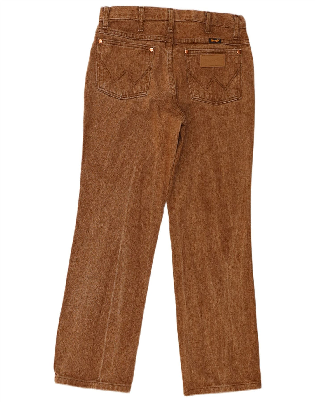 Vaqueros Wrangler Mujer Rectos W30 L30 Marrón Algodón