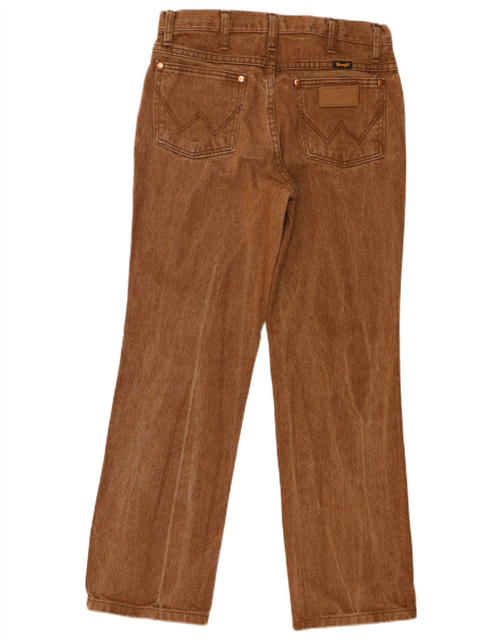Vaqueros Wrangler Mujer Rectos W30 L30 Marrón Algodón