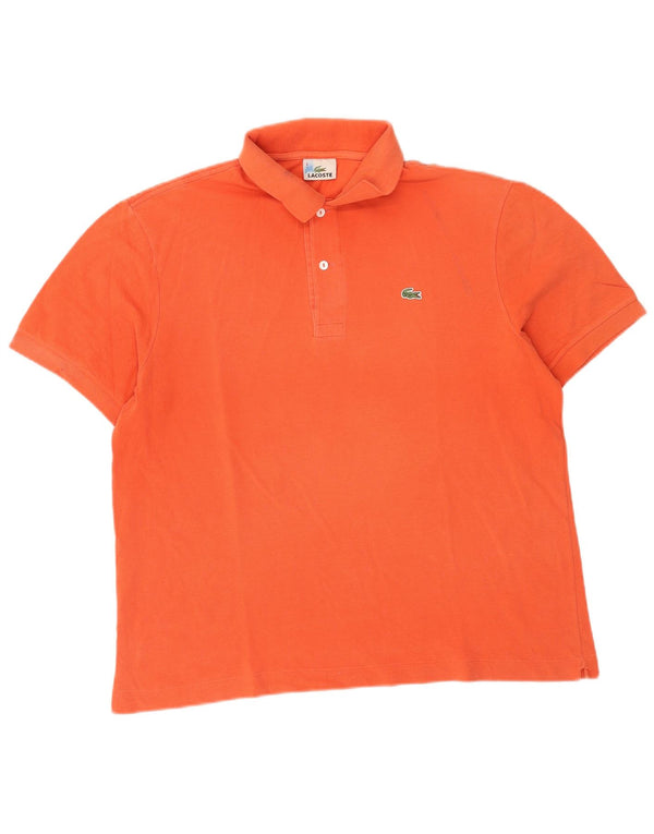 Polo Lacoste Hombre Talla 6 XL Algodón Naranja