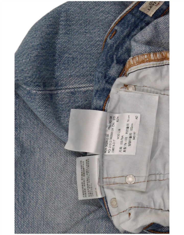 Levi's Hombre 501 Vaqueros Rectos W30 L28 Algodón Azul
