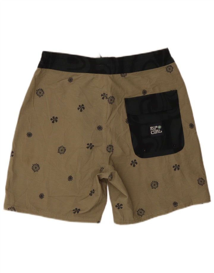 Rip Curl Hombre Bañador Shorts Pequeño Verde Floral Poliéster