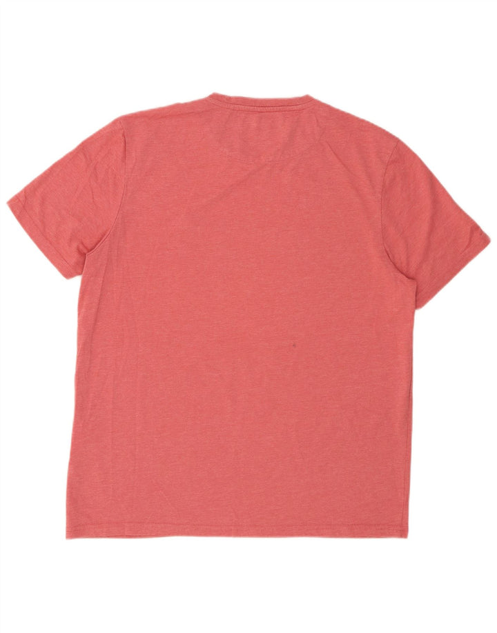 LYLE & SCOTT Camiseta para hombre Top Large Rojo Poliéster