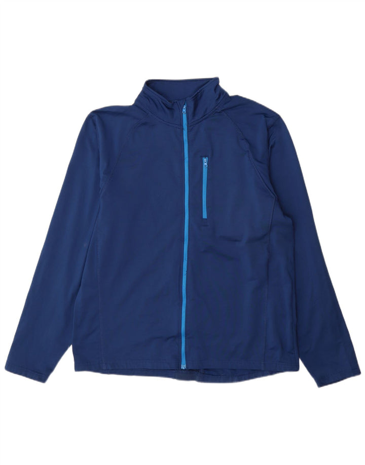 Mountain Warehouse Chaqueta superior de chándal para hombre XL Poliéster azul marino