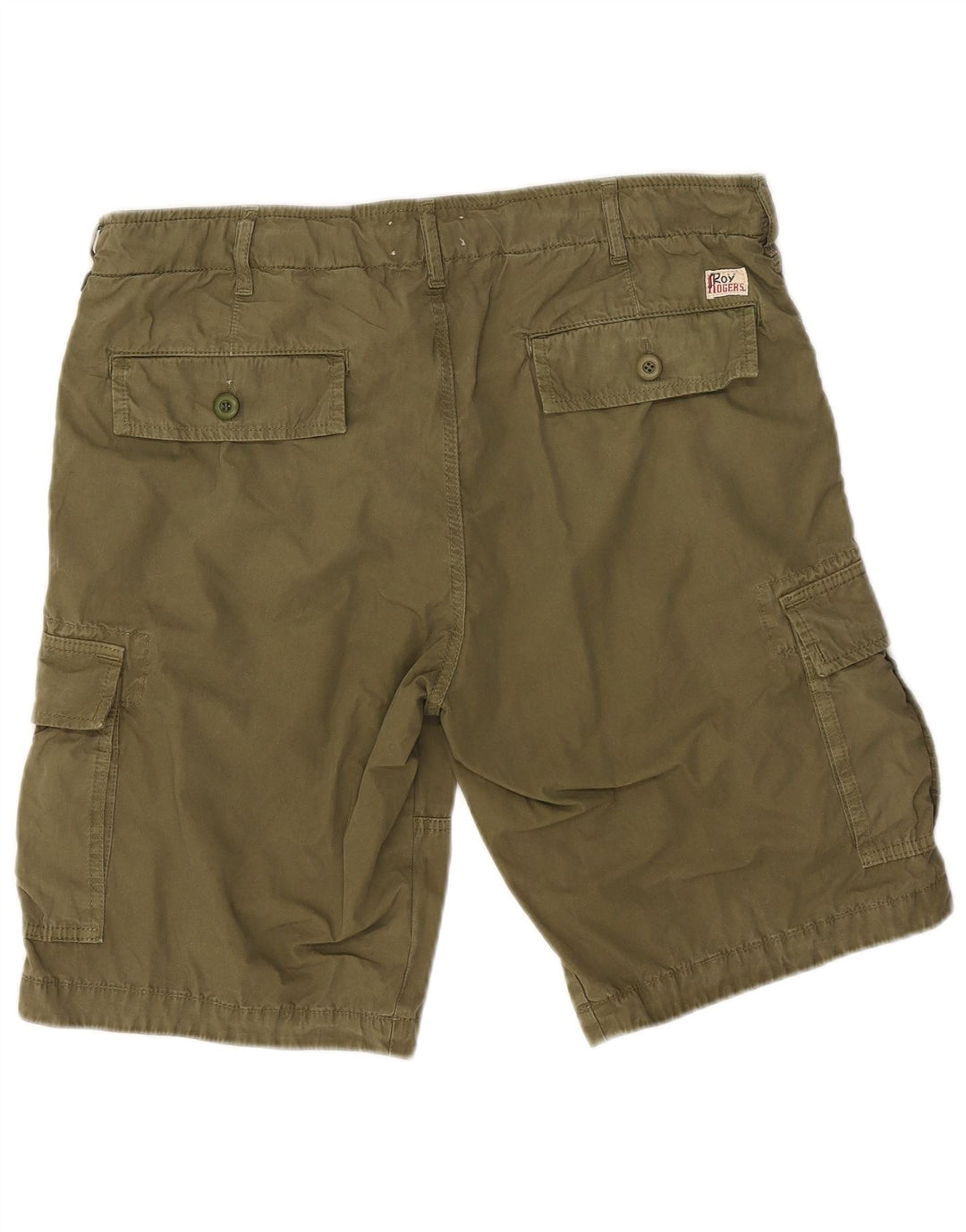 Roy Rogers pantalones cortos cargo para hombre W35 grande caqui