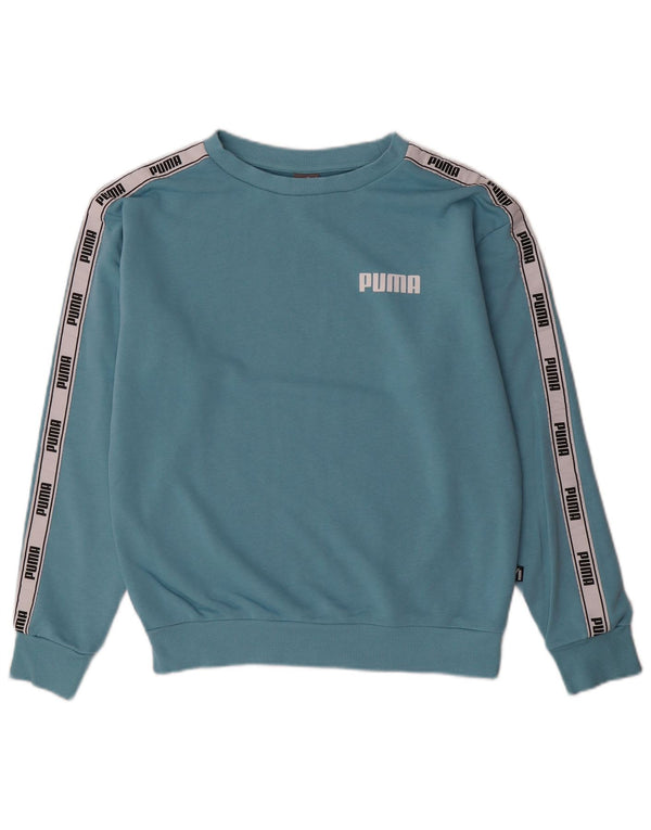 PUMA Sudadera con gráfico extragrande para mujer UK 6 XS Azul