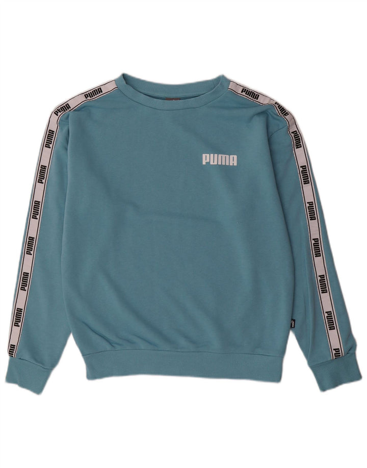PUMA Sudadera con gráfico extragrande para mujer UK 6 XS Azul