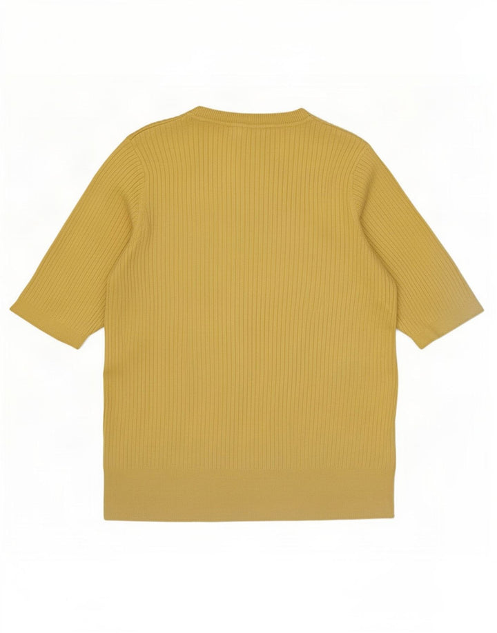 Marks & Spencer - Jersey de cuello redondo para mujer, talla 40, color amarillo mediano