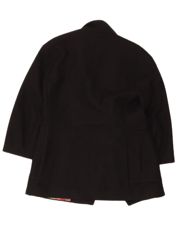 Ted Baker Abrigo abierto extragrande para mujer Talla 1 XS Negro