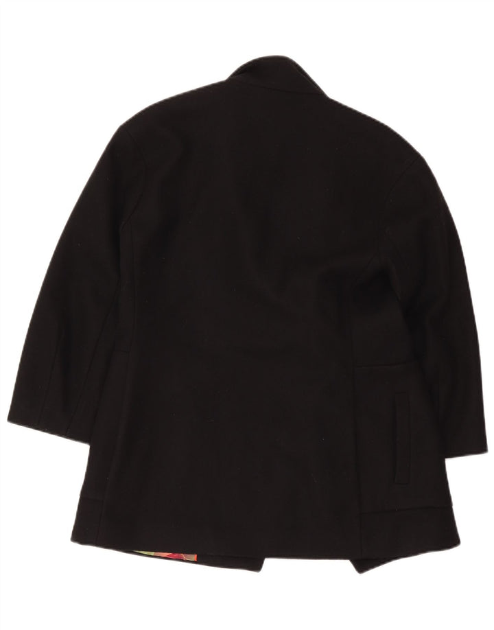 Ted Baker Abrigo abierto extragrande para mujer Talla 1 XS Negro