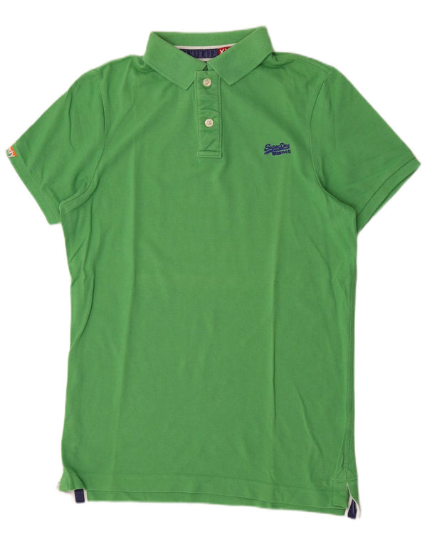 Superdry Polo Para Hombre 2XL Algodón Verde