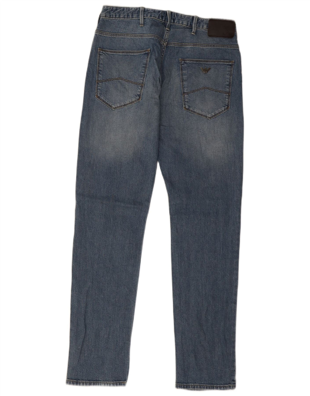 Vaqueros Armani Hombre Rectos W30 L31 Algodón Azul