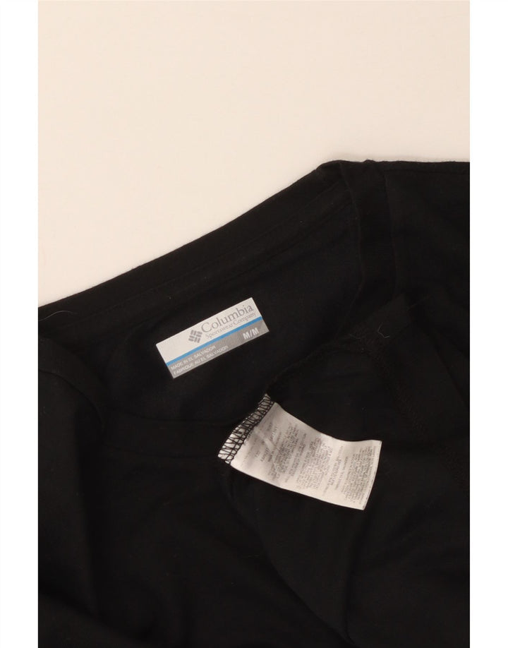 Camiseta Columbia Omni-Wick para hombre Top poliéster negro mediano