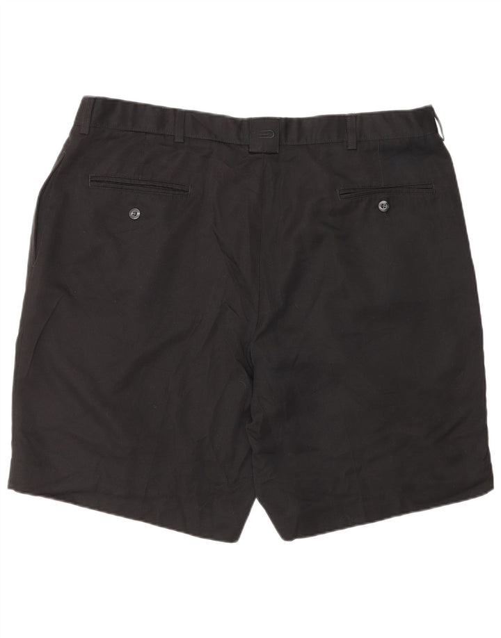 DOCKERS Pantalones cortos chinos con clavijas de golf para hombre W40 XL Poliéster negro