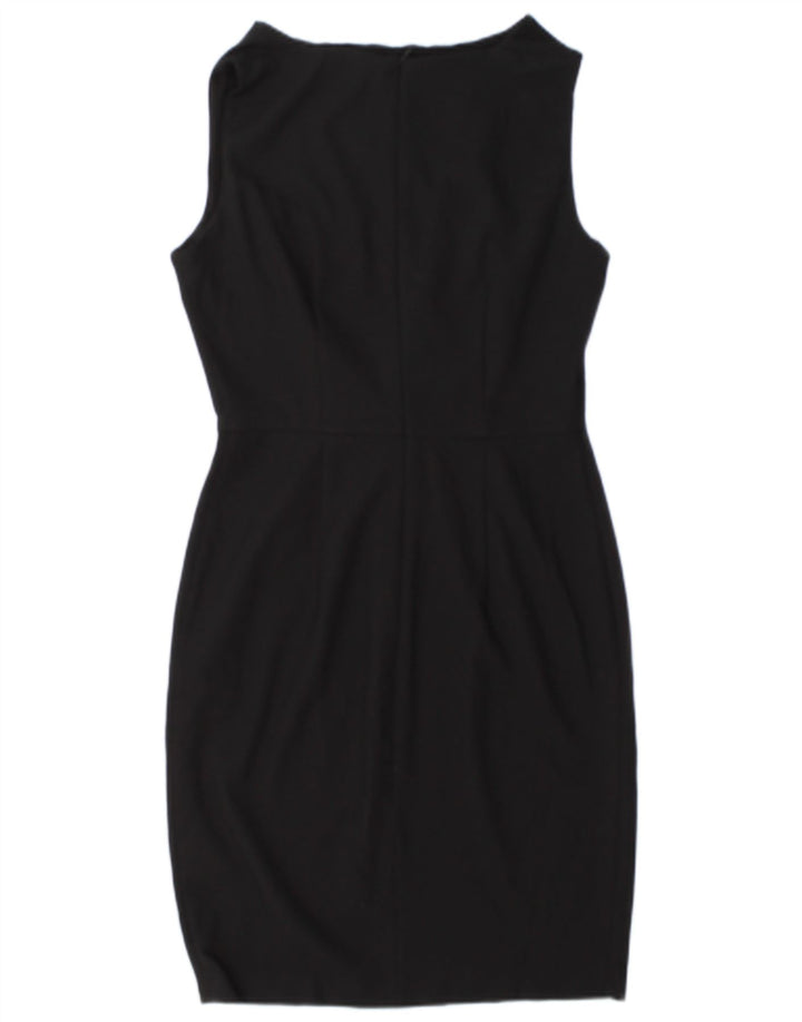 Zara Vestido tubo sin mangas para mujer UK 44 Mediano Poliéster negro