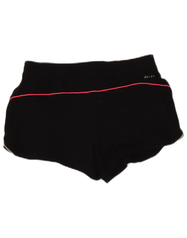 Nike Dri Fit Graphic - Pantalones cortos deportivos para mujer, talla M, algodón negro