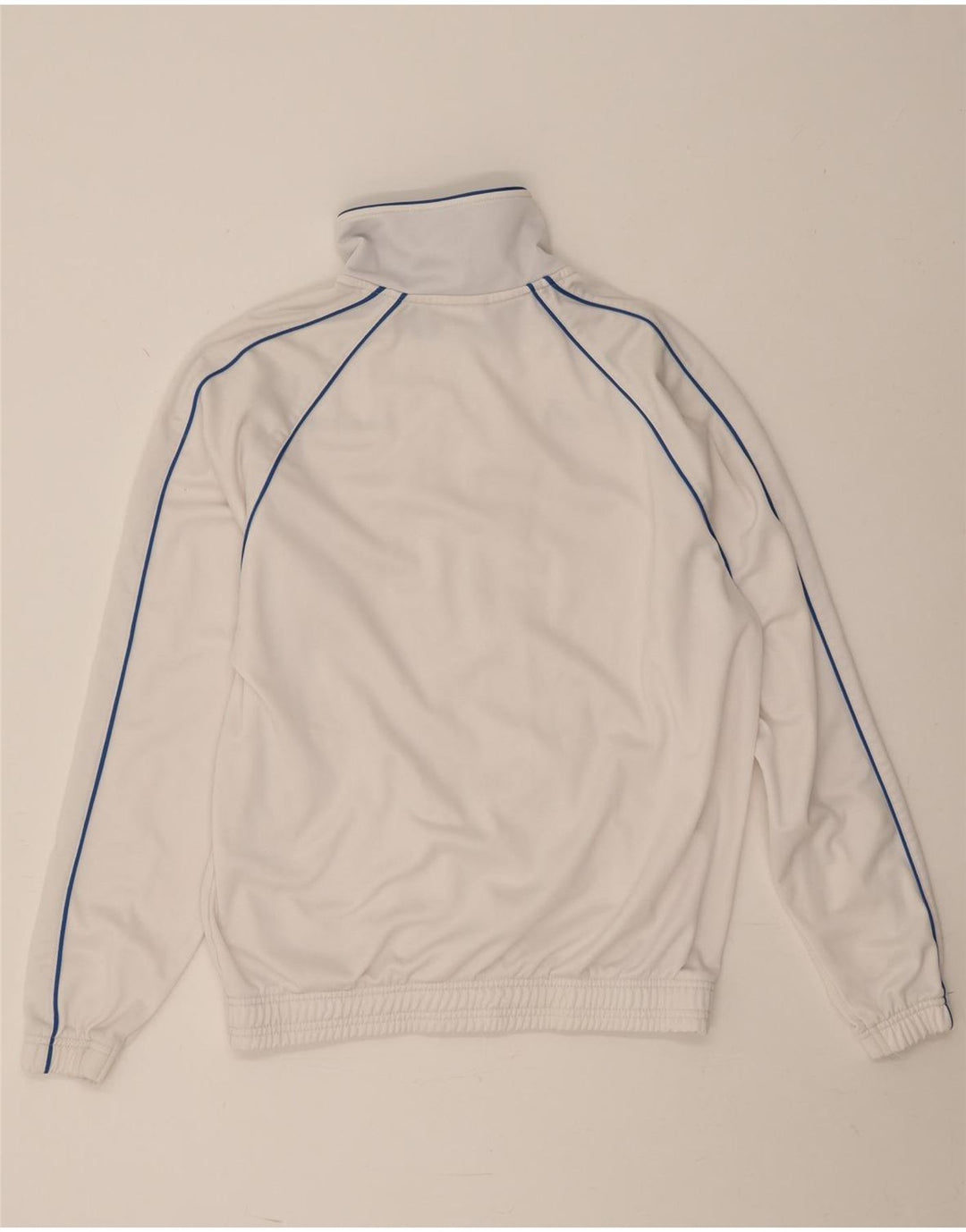 Asics Hombre Chándal Top Chaqueta Pequeña Poliéster Blanco
