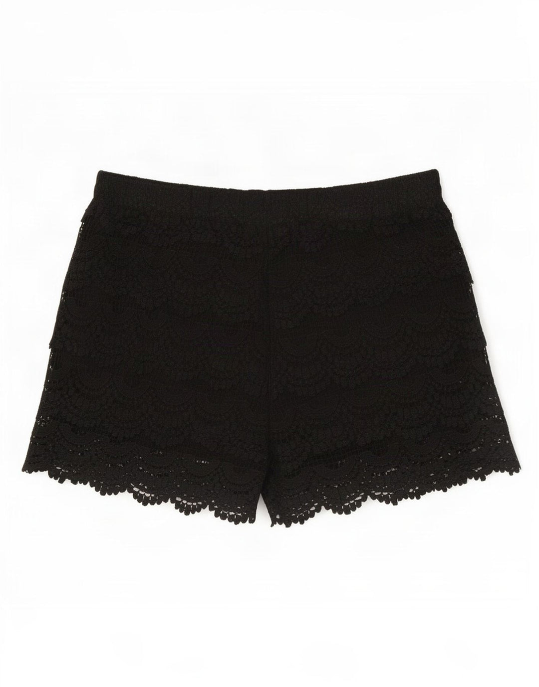 Zara Mujer Pantalones Cortos Casuales Pequeño W26 Negro