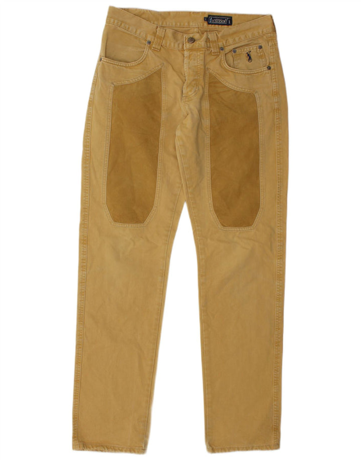 Vaqueros ajustados para hombre Jeckerson W32 L32 Amarillo