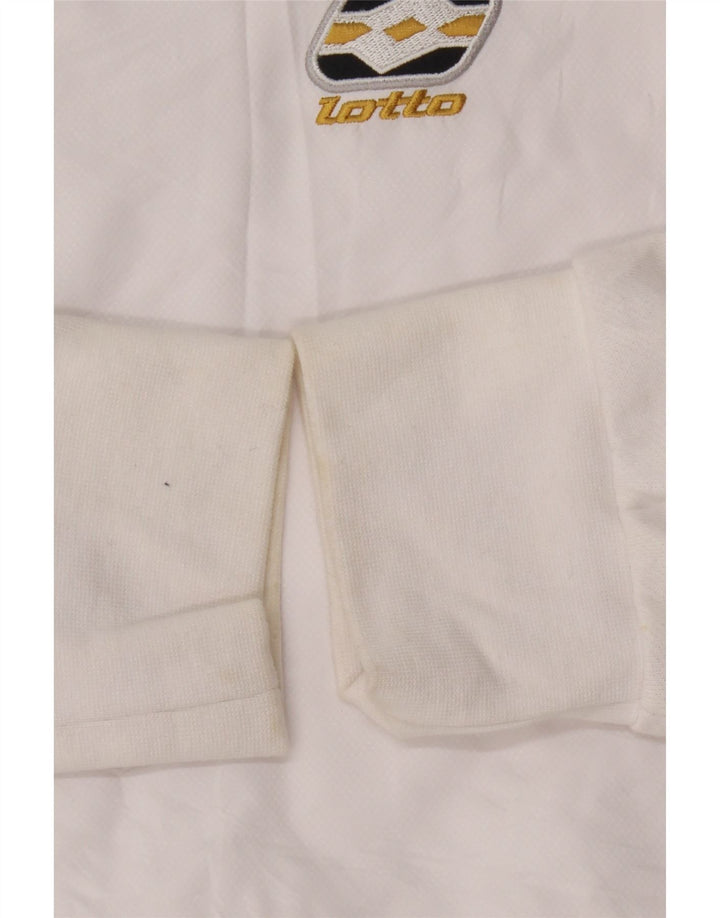 Lotto Mens Graphic Chándal Top Chaqueta XL Blanco Colorblock Poliéster