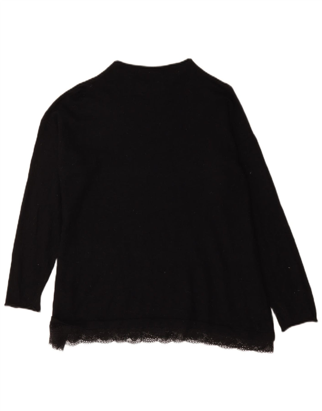 Marks & Spencer Suéter con Cuello Alto para Mujer UK 44 Grande Negro