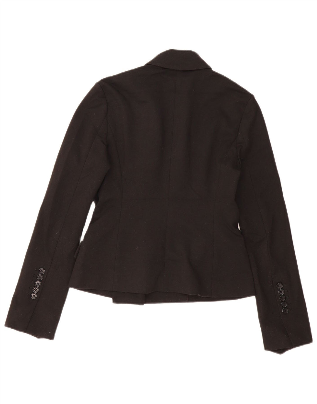 BCBGMAXAZRIA Chaqueta tipo blazer con doble botonadura para mujer UK 6 XS Poliéster negro