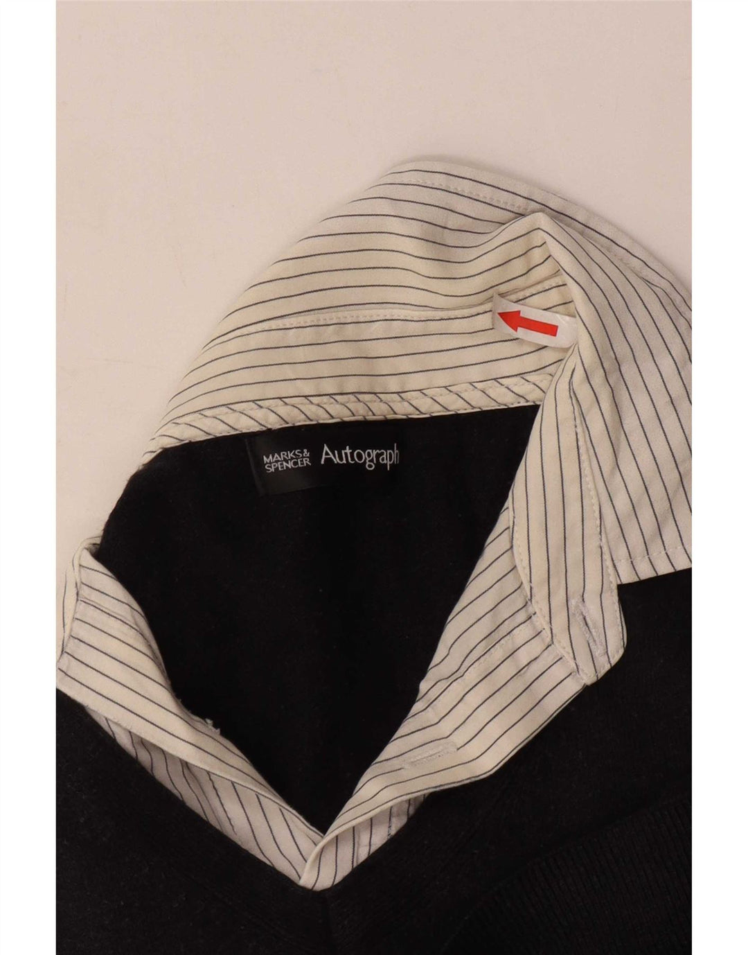 Marks & Spencer Suéter con Cuello en V Autograph para Hombre Pequeño Negro