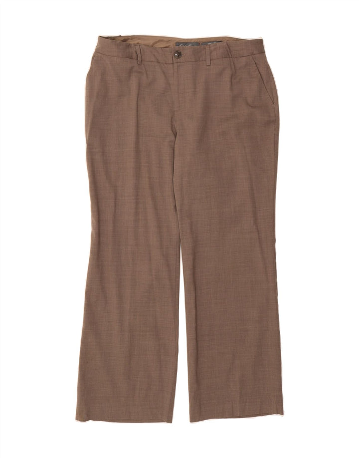 EDDIE BAUER Womens Slightly Curvy Bootcut Casual Trousers W36 L30 Brown Vintage Eddie Bauer and Second-Hand Eddie Bauer from Messina Hembry 