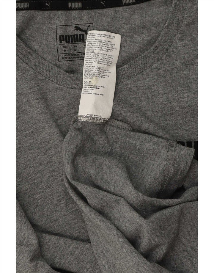 Camiseta Puma Hombre Top Gris Medio Algodón