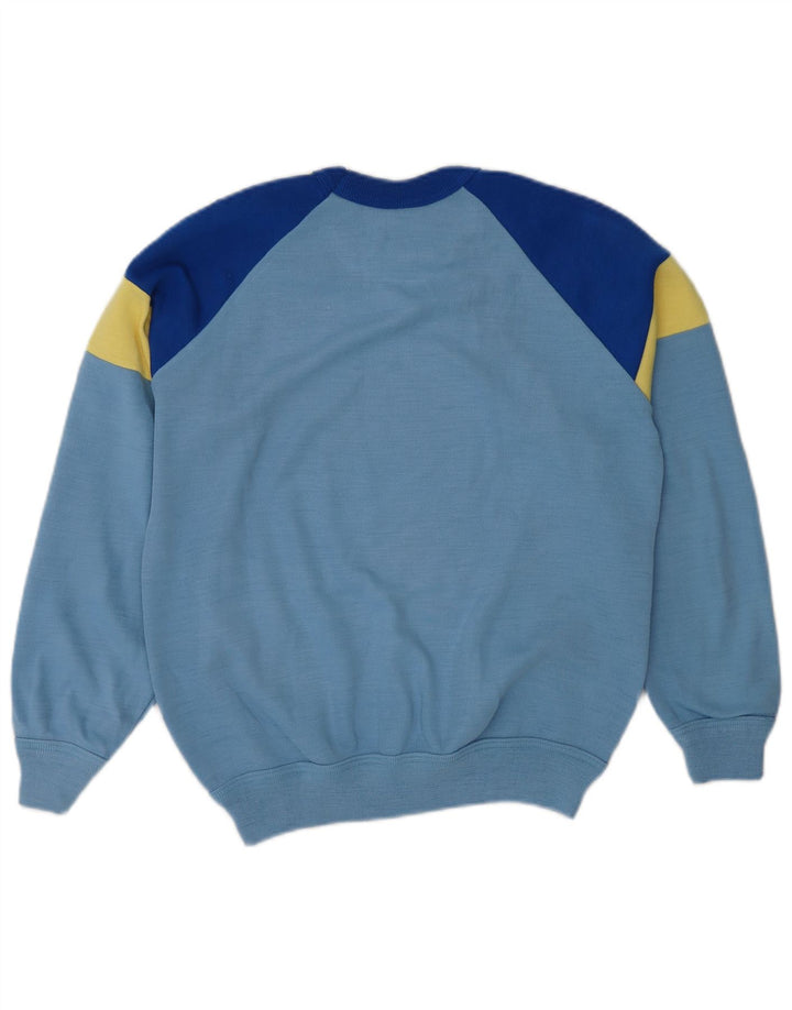 ROBY Sudadera Jumper para Mujer IT 44 Medium Blue Colourblock