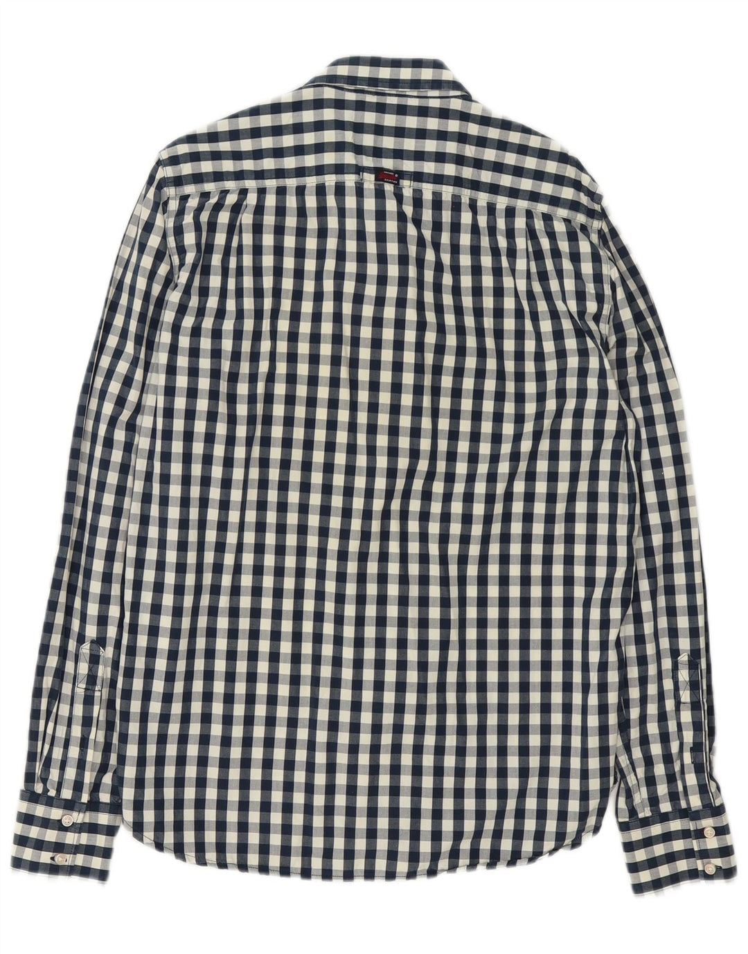 Camisa Superdry Para Hombre Grande De Algodón A Cuadros Azul Marino