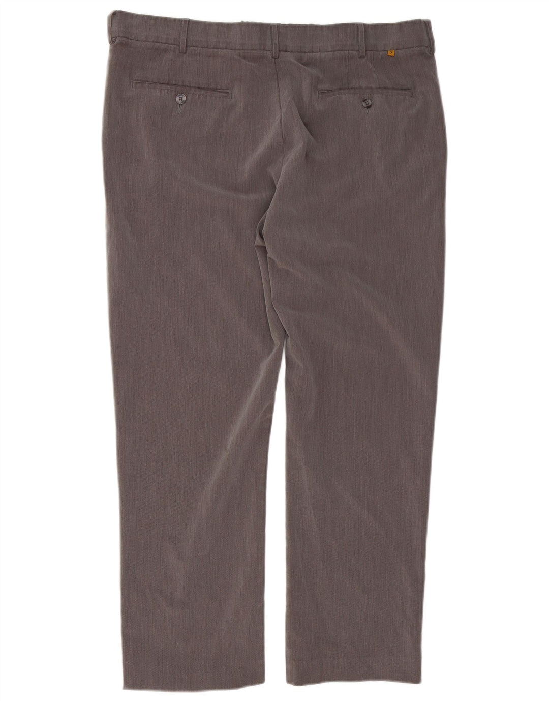 Farah Pantalón de traje de corte clásico para hombre W38 L29 Poliéster gris