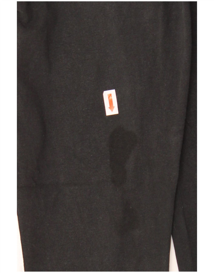 ADIDAS Leggings ajustados para mujer Reino Unido 8/10 Pequeño Algodón negro