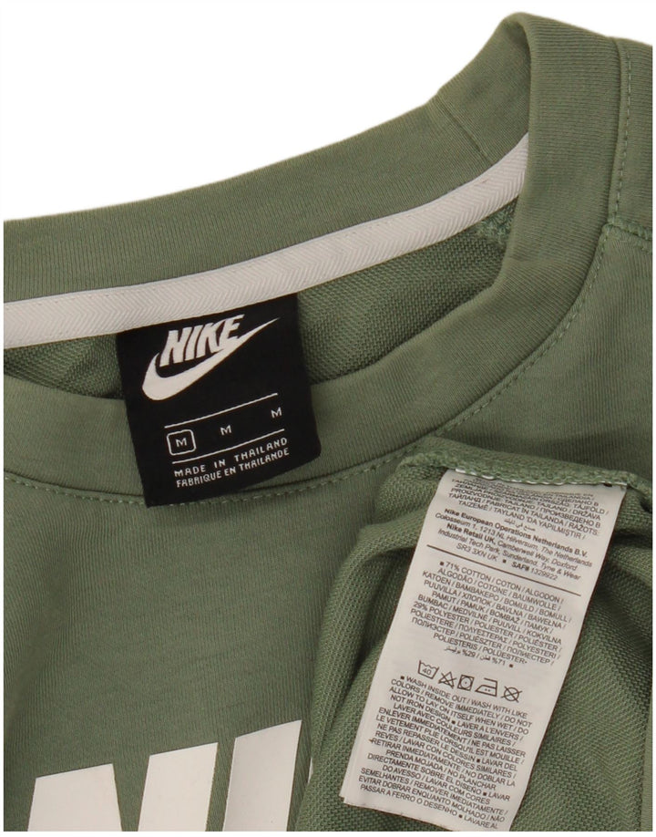 Nike Hombre Sudadera Gráfica Jersey De Algodón Verde Medio