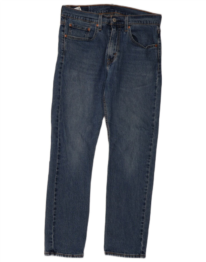 LEVI'S Womens 502 Tapered Jeans W31 L30 Blue Cotton