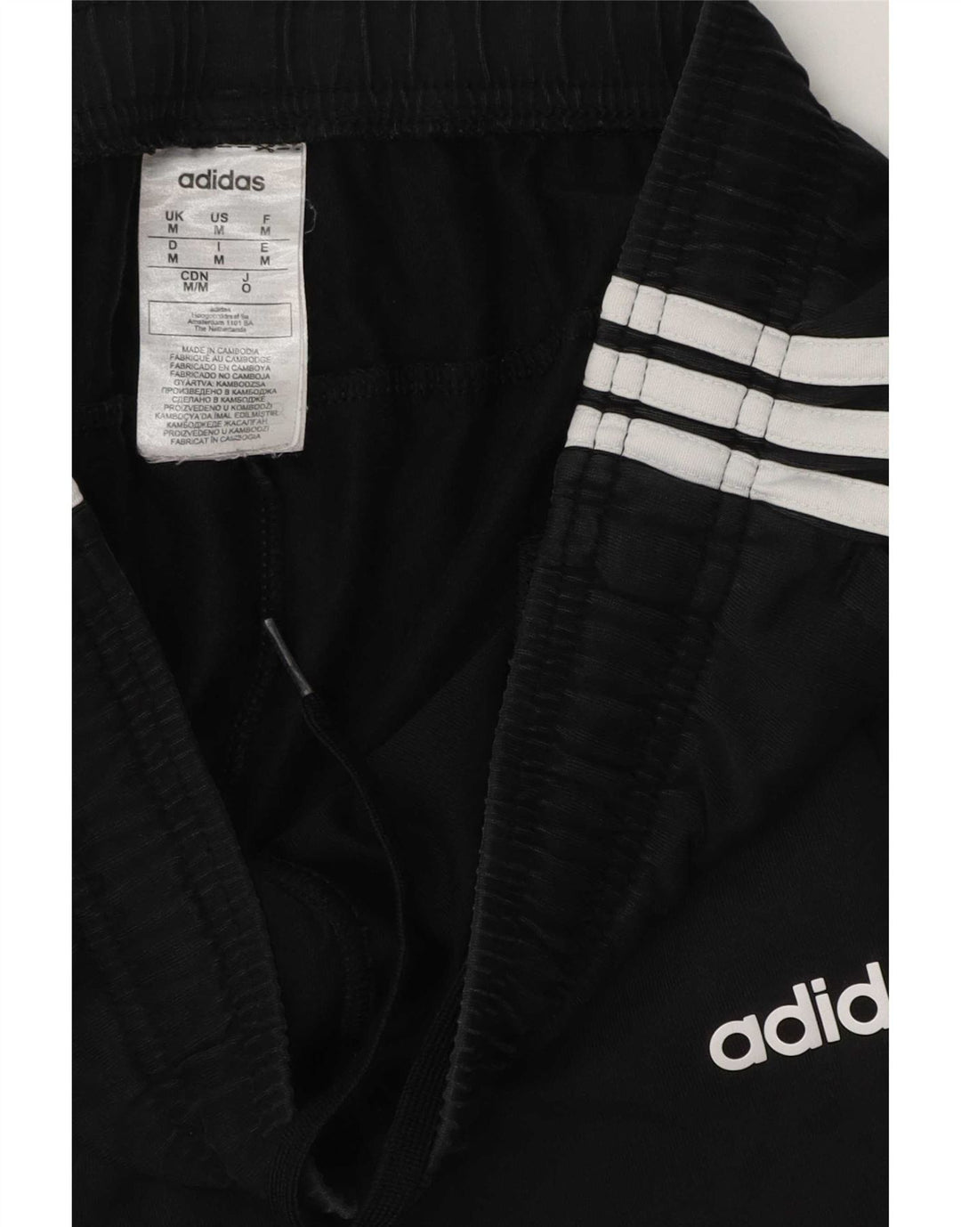 Pantalón De Chándal Adidas Hombre Mediano Negro Algodón
