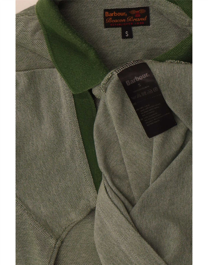 Polo Barbour Hombre Pequeño Algodón Verde