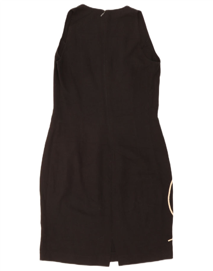 Vestido tubo sin mangas Byblos IT 42 Medium Black Geométrico