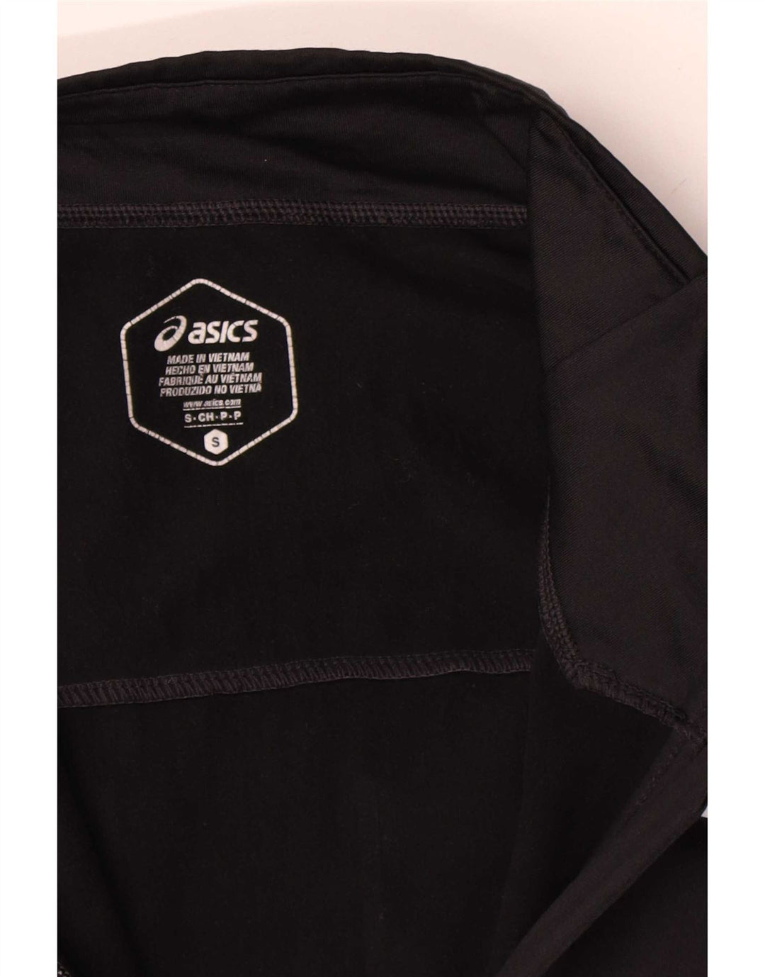 Asics - Chaqueta de chándal para hombre, talla pequeña, color negro
