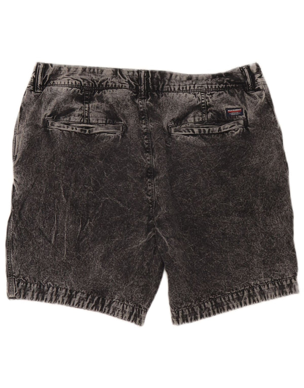 Superdry Shorts De Mezclilla Para Hombre W34 Algodón Gris Grande