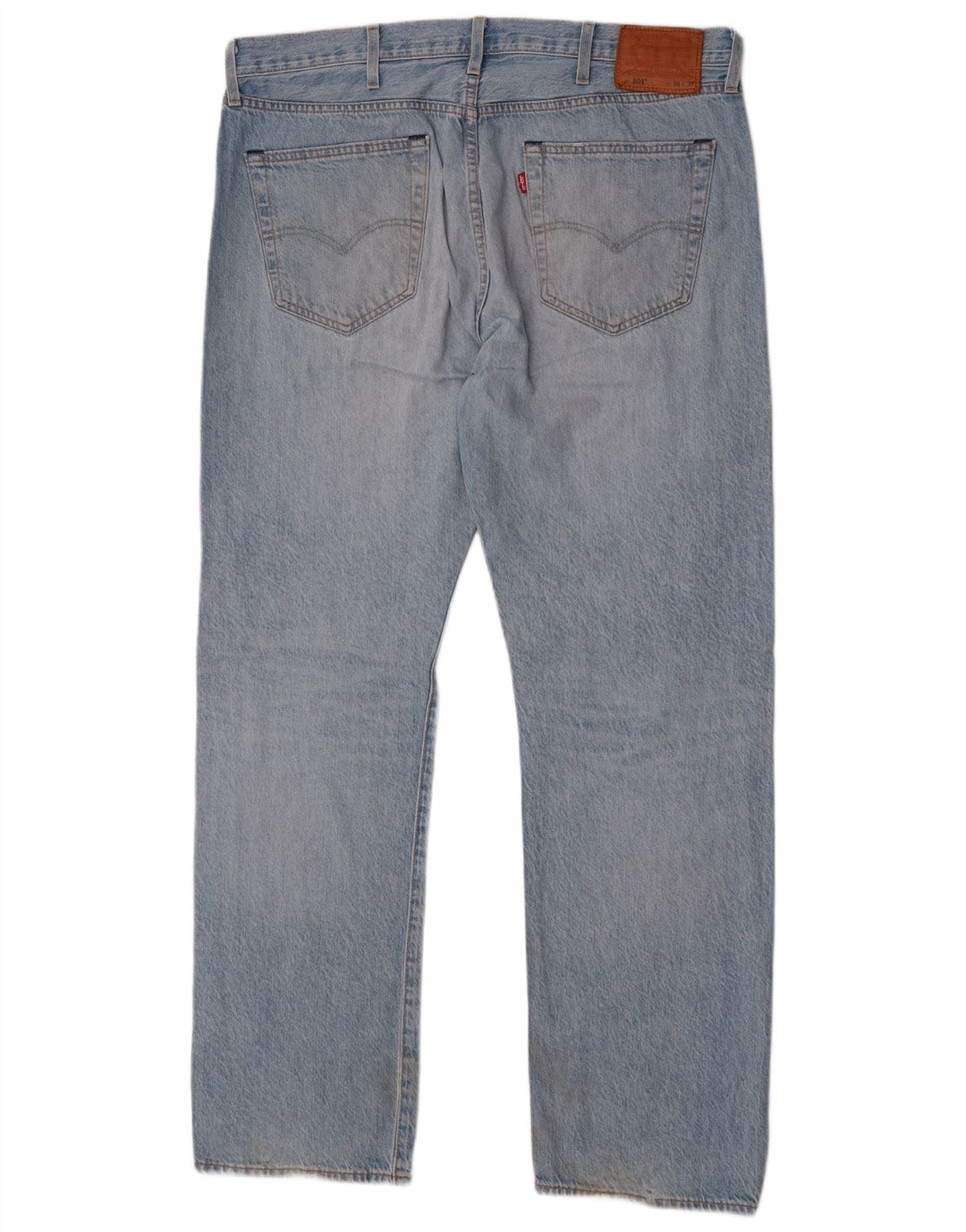 Levi's Vaqueros rectos 501 para hombre W38 L32 Algodón azul