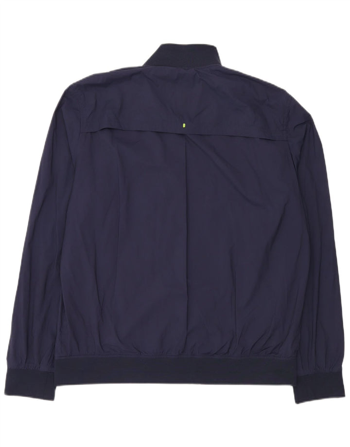 Superdry Chaqueta Bomber para Hombre UK 42 XL Nylon Azul Marino