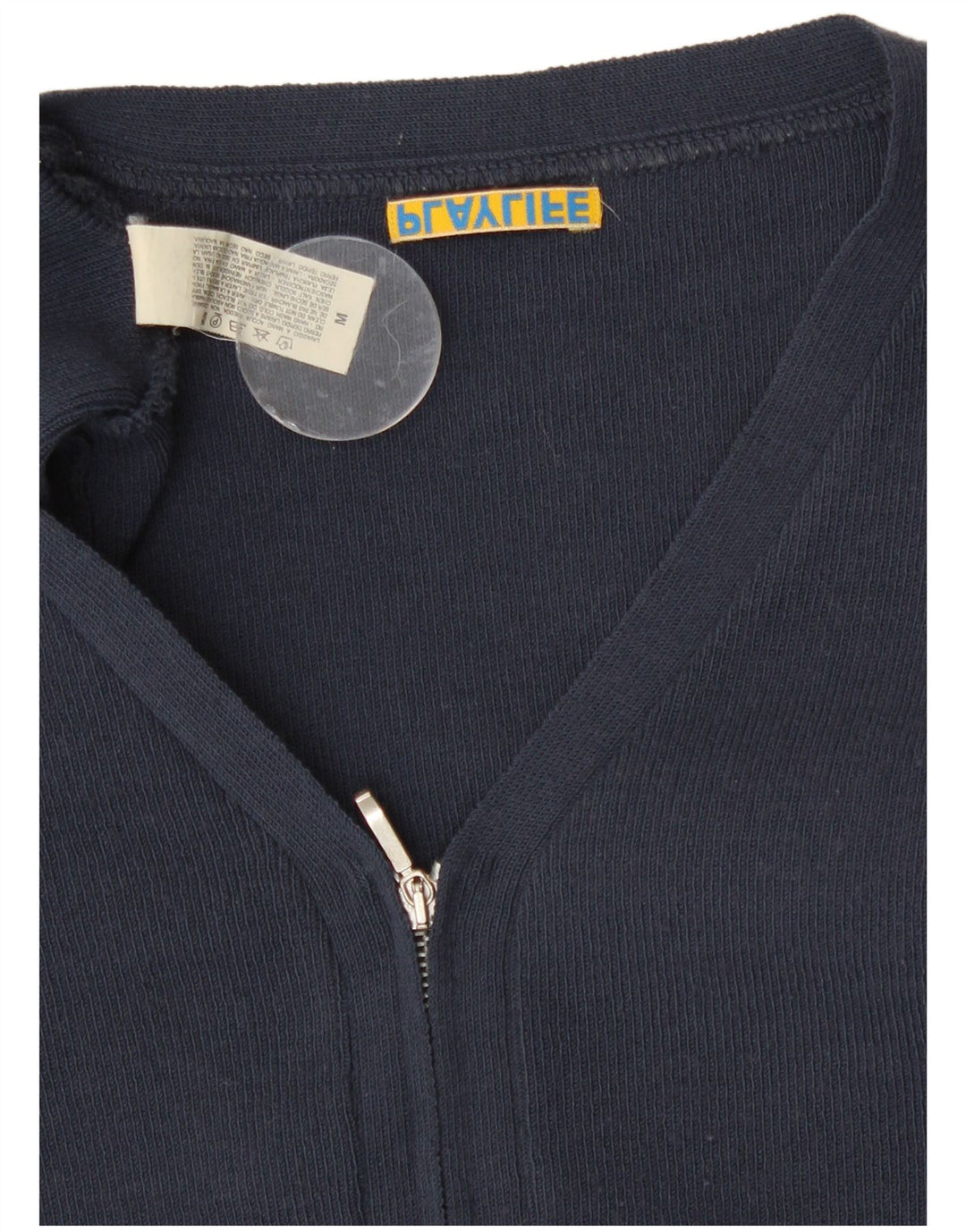 Playlife Suéter tipo cárdigan corto para mujer UK 40 Mediano Azul marino Poliamida