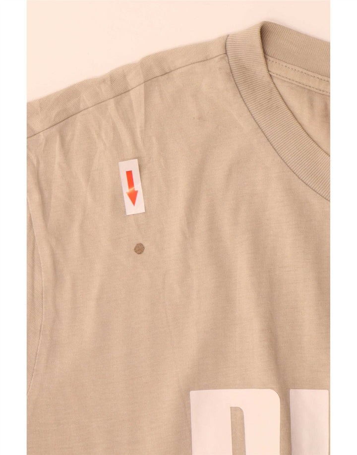 Puma Camiseta gráfica para hombre Top XL Beige