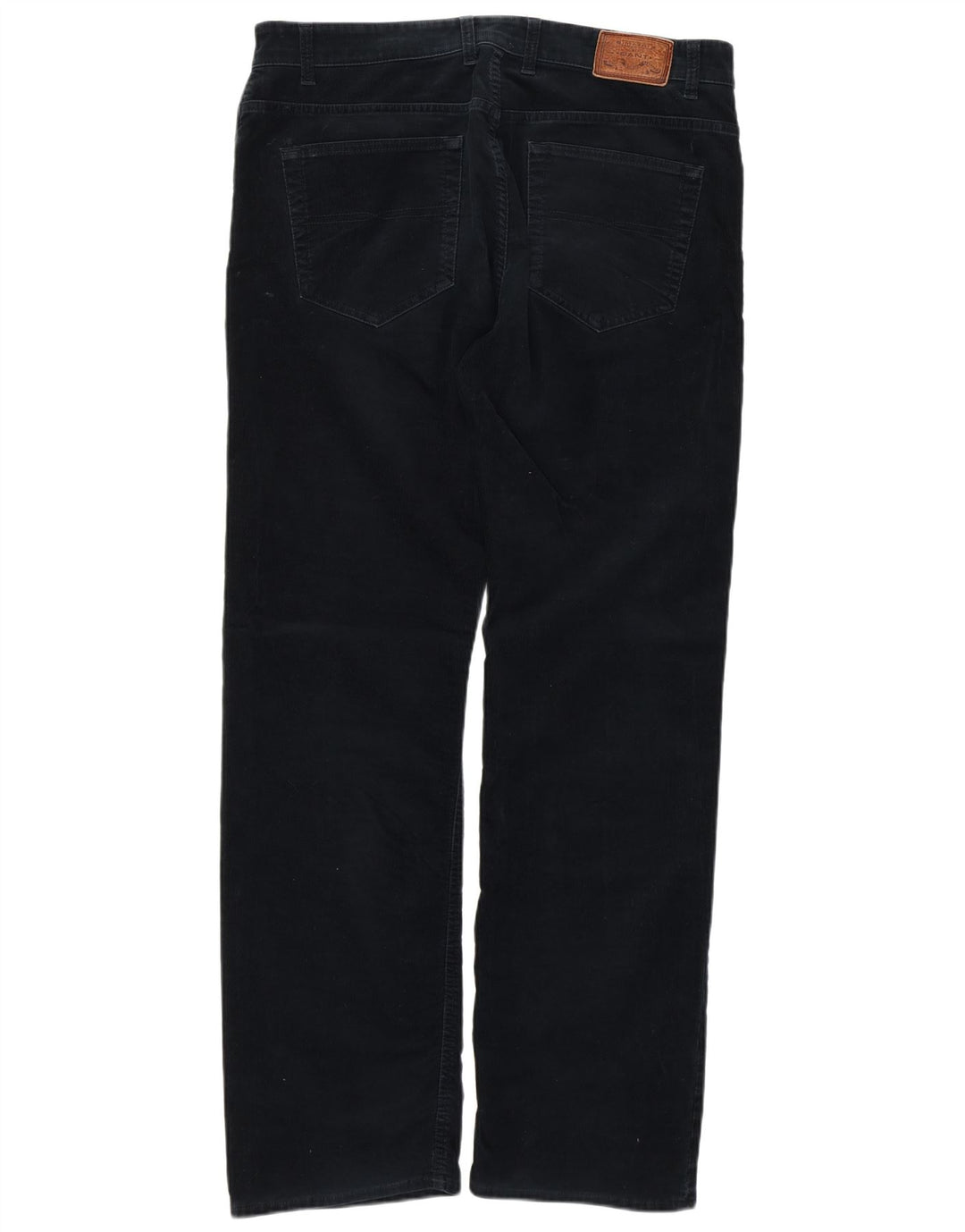 GANT Pantalones de pana Jason de corte regular para hombre W36 L34 Algodón azul marino