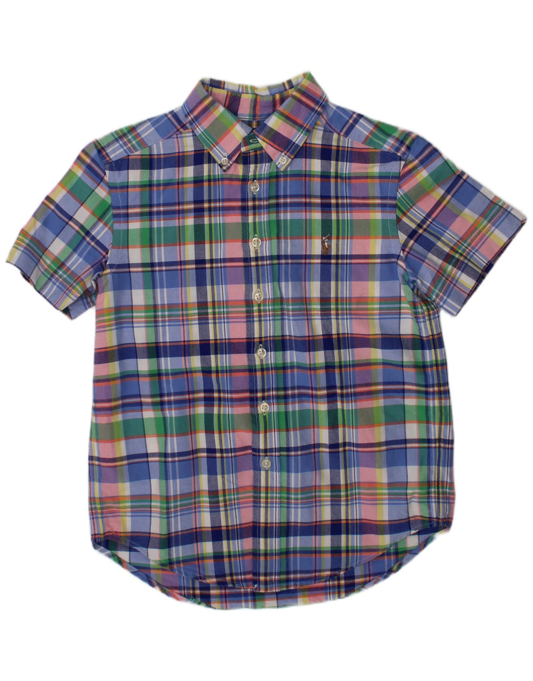 POLO RALPH LAUREN Camisa Niño 7-8 Años Small Multicolor Cuadros