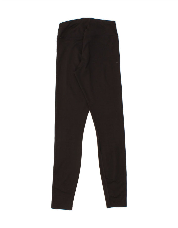 PUMA Womens Leggings UK 4 XS  Black Polyester Vintage Puma and Second-Hand Puma from Messina Hembry 