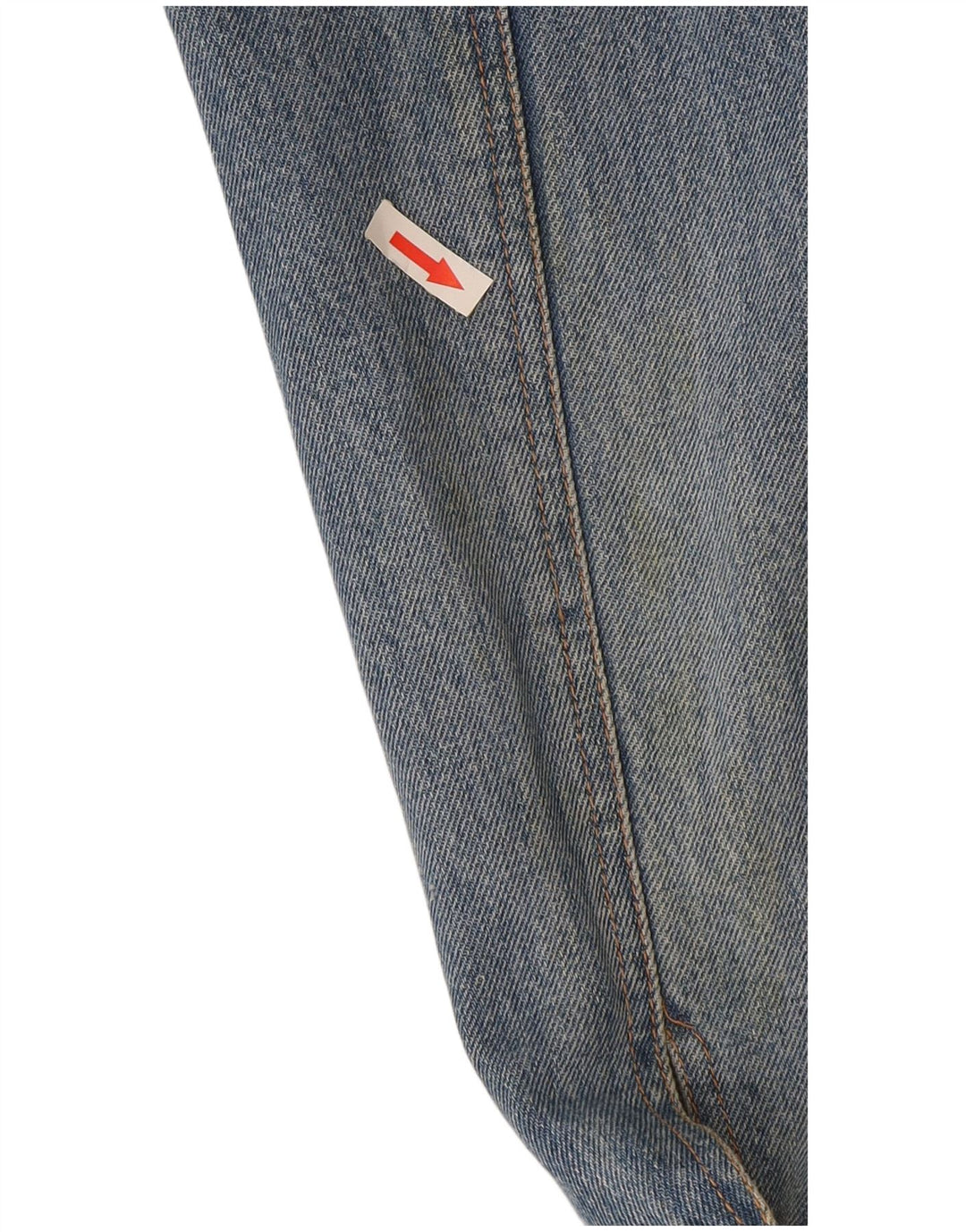 Vintage hombres chaqueta de mezclilla Reino Unido 38 azul medio
