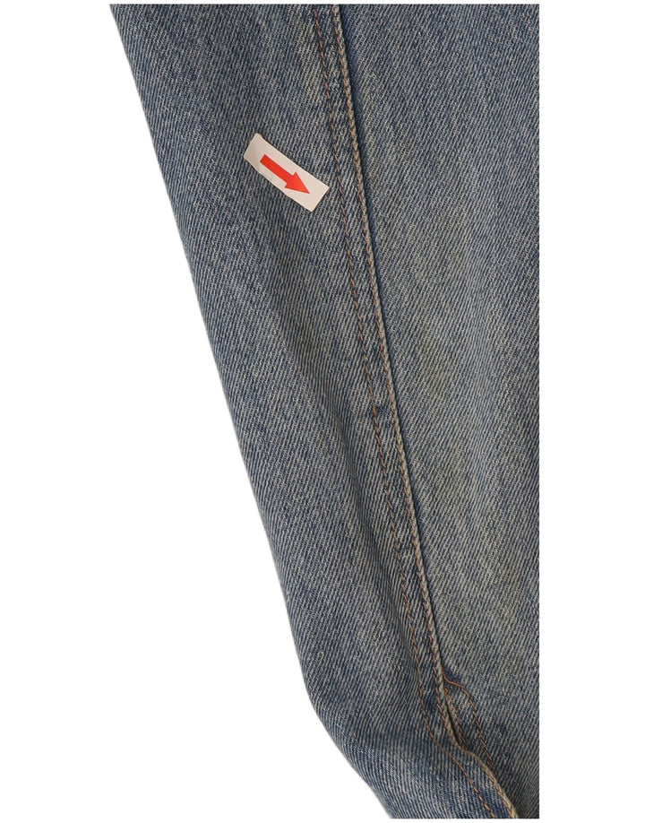 Vintage hombres chaqueta de mezclilla Reino Unido 38 azul medio