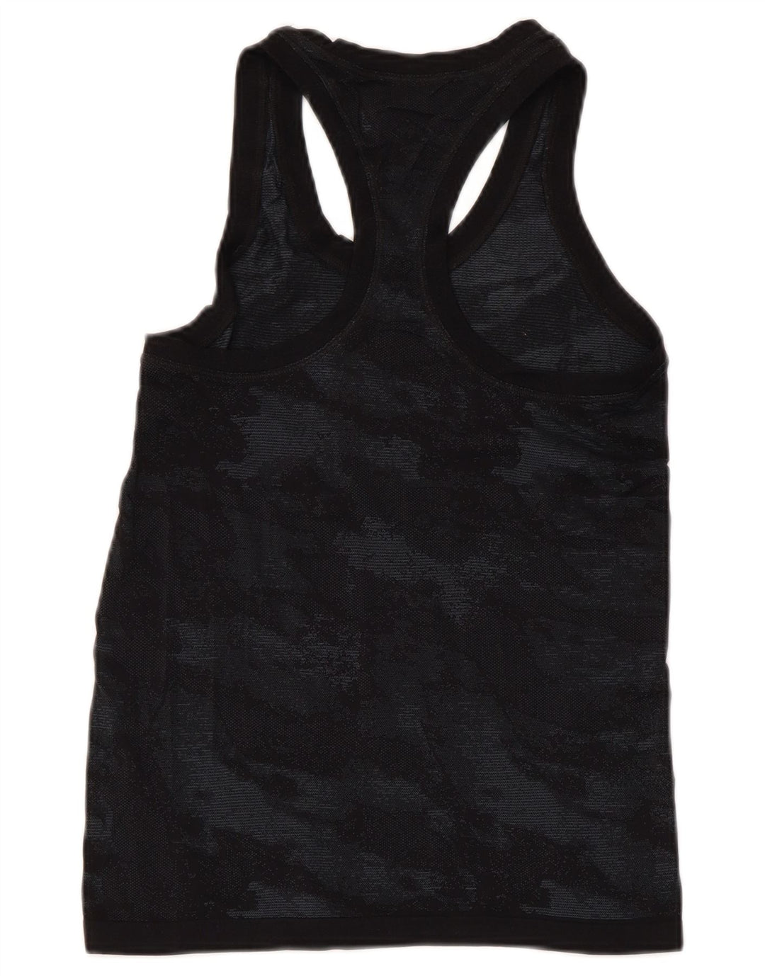 ATHLETA Camiseta sin mangas para mujer UK 8 Small Nylon de camuflaje negro