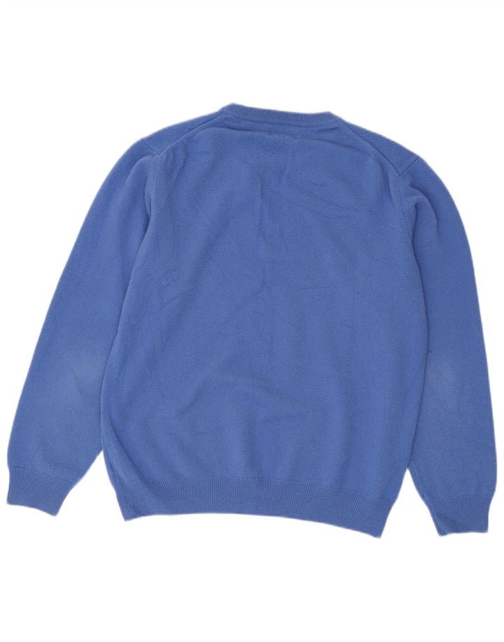 GANT Jersey De Cuello Redondo Para Hombre Jersey De Lana Azul Grande